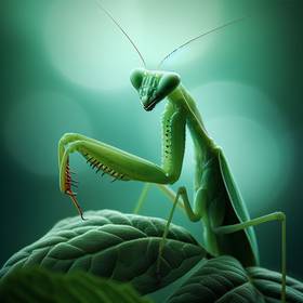 Praying mantises