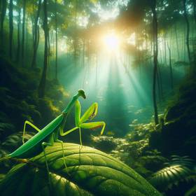 what do mantis eat