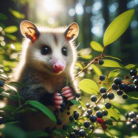what do a possum eat