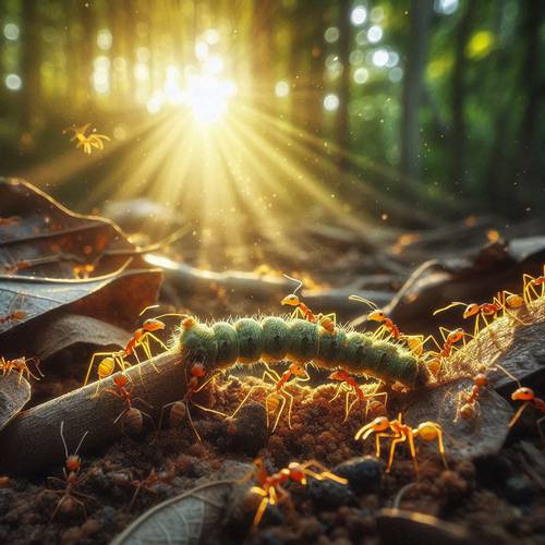 what insects does ants eat