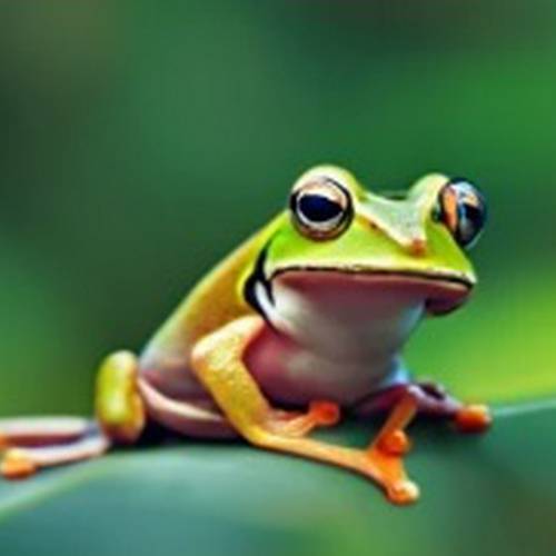 a green frog