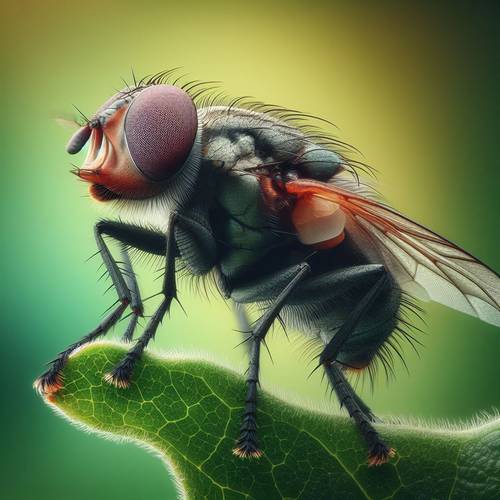 a incredible housefly