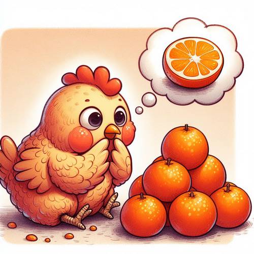 are oranges good for chickens infographic