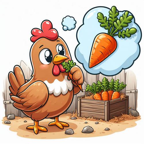 can chicken eat carotts infographic