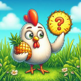 can chicken eat pineapple infographic