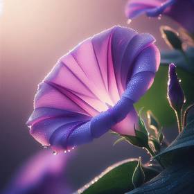 Morning glory flowers