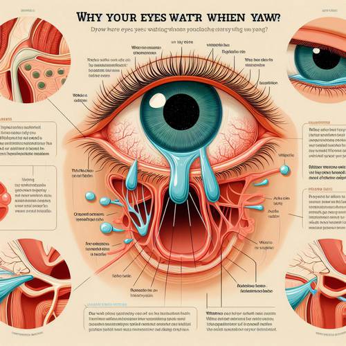 Why do our eyes water when we yawn infographics