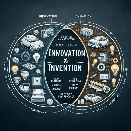 infographics from innovation vs invention
