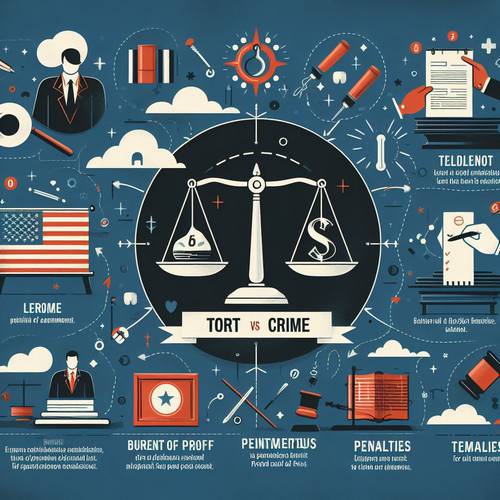 difference tort vs crime