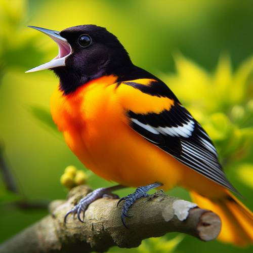 The official state bird of Maryland Baltimore Oriole 