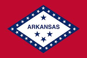 The flag from Arkansas