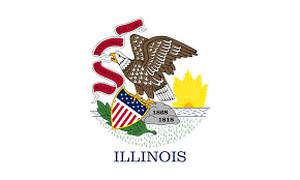 The flag of Illinois