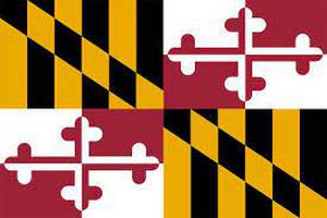 The flag of Maryland