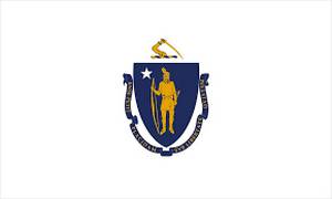 The flag of Massachusetts
