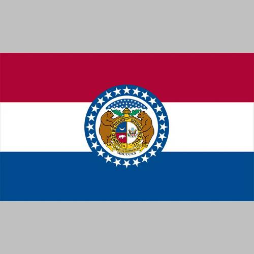 The flag of Missouri