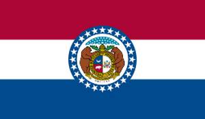 The flag of Missouri