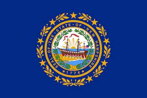 The flag of New Hampshire