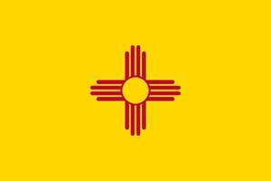 The flag of New Mexico