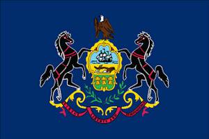 The flag of Pennsylvania