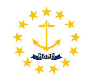 The flag of Rhode-Islande