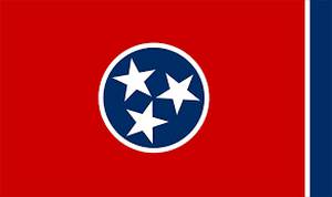 The flag of Tennessee