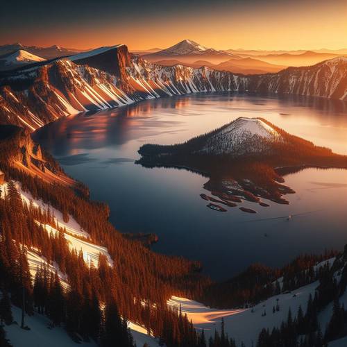 Crater Lake National Park landmarks